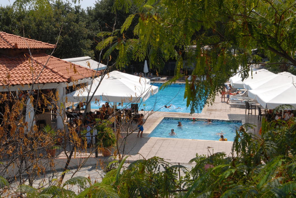 Hotel Camping Agiannis Makrygialos Bagian luar foto